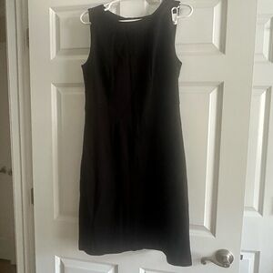 Chico's Black Sleeveless Mini Sheath Dress